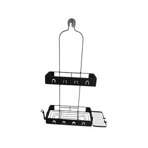 AQ Hanging Shower Caddy, Extra Wide Bathroom with Multi-Functional Hooks